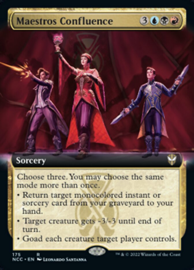 Maestros Confluence (Extended Art) [Streets of New Capenna Commander] | Game Grid - Logan