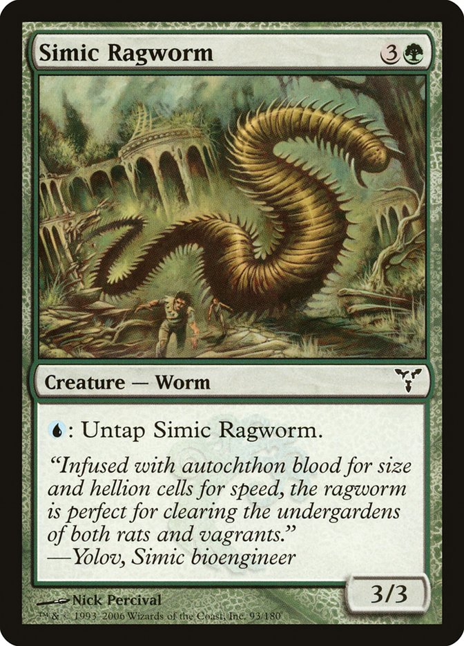 Simic Ragworm [Dissension] | Game Grid - Logan
