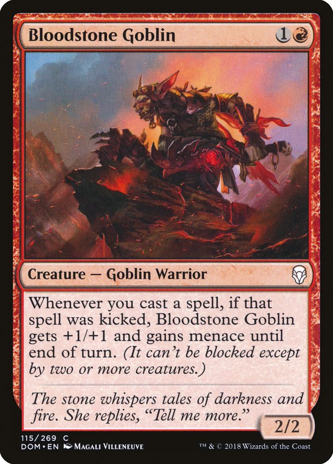 Bloodstone Goblin [Dominaria] | Game Grid - Logan