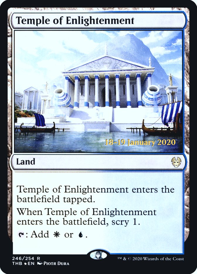 Temple of Enlightenment [Theros Beyond Death Prerelease Promos] | Game Grid - Logan