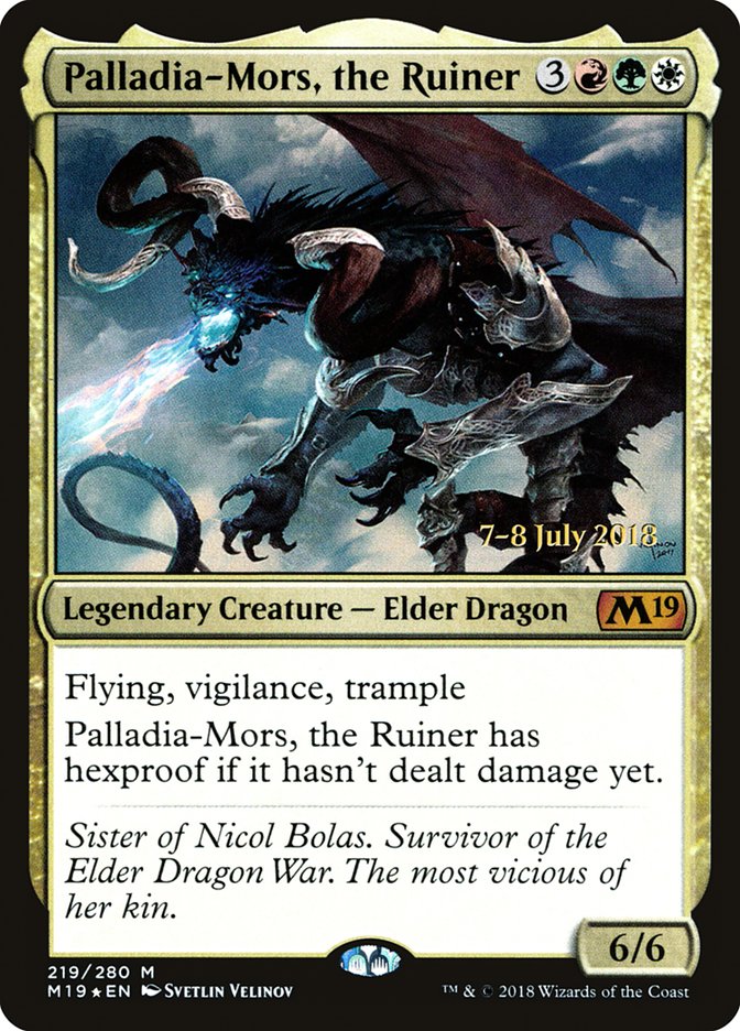 Palladia-Mors, the Ruiner [Core Set 2019 Prerelease Promos] | Game Grid - Logan