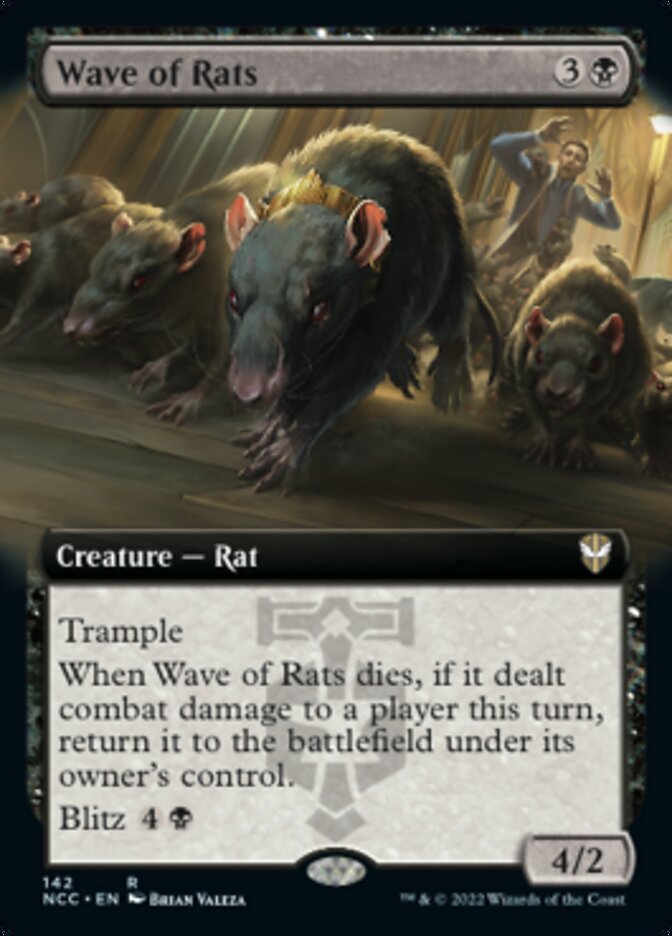 Wave of Rats (Extended Art) [Streets of New Capenna Commander] | Game Grid - Logan