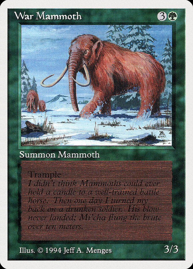 War Mammoth [Summer Magic / Edgar] | Game Grid - Logan