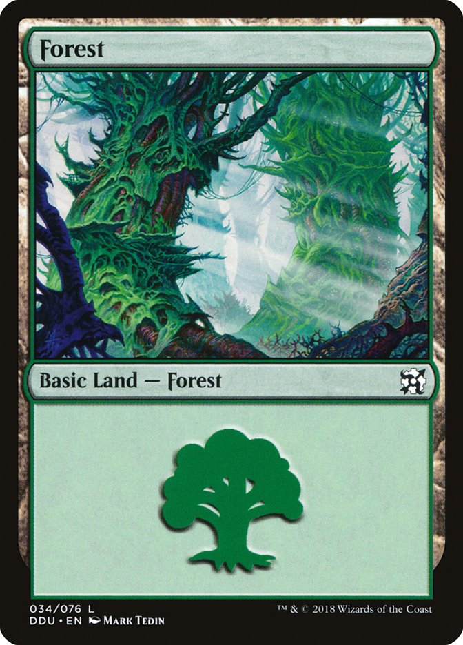 Forest (34) [Duel Decks: Elves vs. Inventors] | Game Grid - Logan
