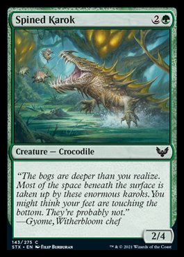 Spined Karok [Strixhaven: School of Mages] | Game Grid - Logan