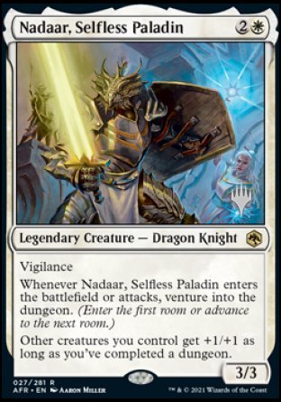 Nadaar, Selfless Paladin (Promo Pack) [Dungeons & Dragons: Adventures in the Forgotten Realms Promos] | Game Grid - Logan