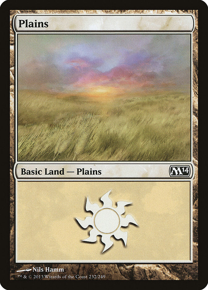 Plains (232) [Magic 2014] | Game Grid - Logan