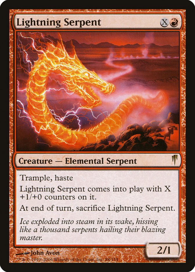 Lightning Serpent [Coldsnap] | Game Grid - Logan