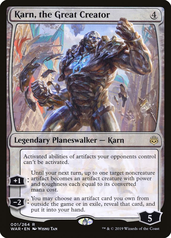 Karn, the Great Creator [War of the Spark] | Game Grid - Logan