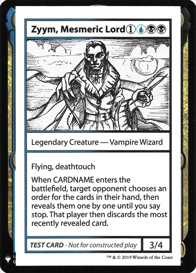 Zyym, Mesmeric Lord [Mystery Booster Playtest Cards] | Game Grid - Logan