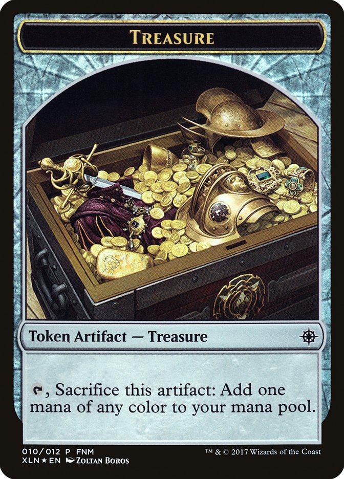 Vampire // Treasure Double-Sided Token [Friday Night Magic 2017] | Game Grid - Logan