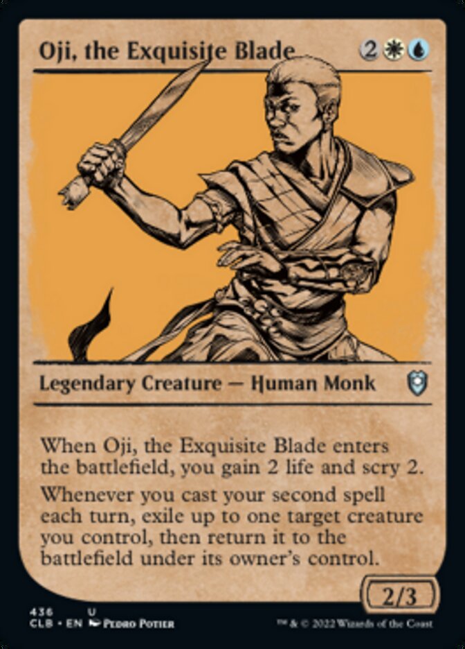 Oji, the Exquisite Blade (Showcase) [Commander Legends: Battle for Baldur's Gate] | Game Grid - Logan