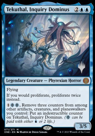 Tekuthal, Inquiry Dominus (Promo Pack) [Phyrexia: All Will Be One Promos] | Game Grid - Logan