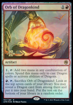 Orb of Dragonkind [Dungeons & Dragons: Adventures in the Forgotten Realms Prerelease Promos] | Game Grid - Logan