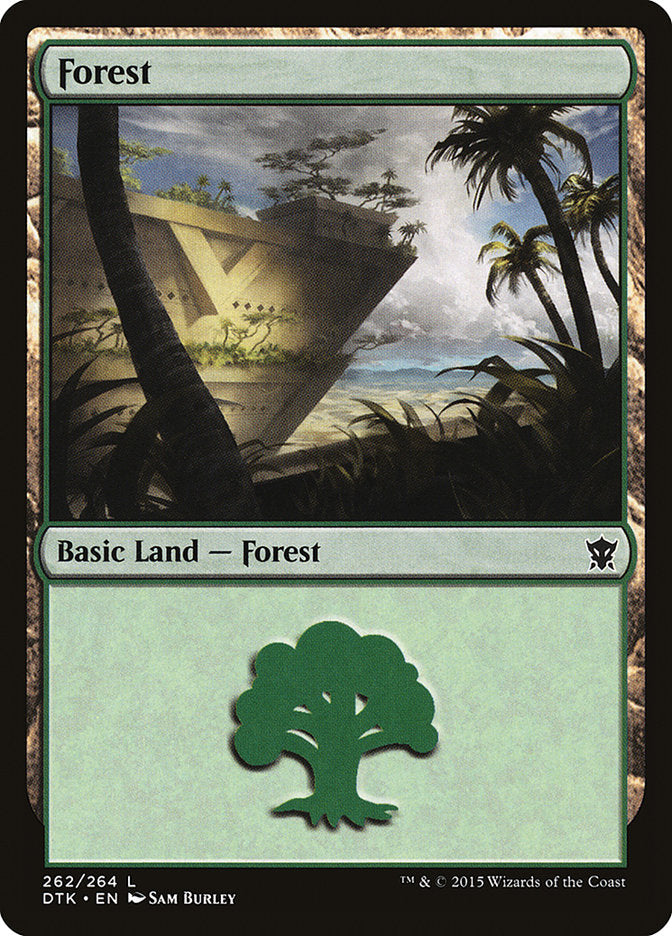 Forest (262) [Dragons of Tarkir] | Game Grid - Logan