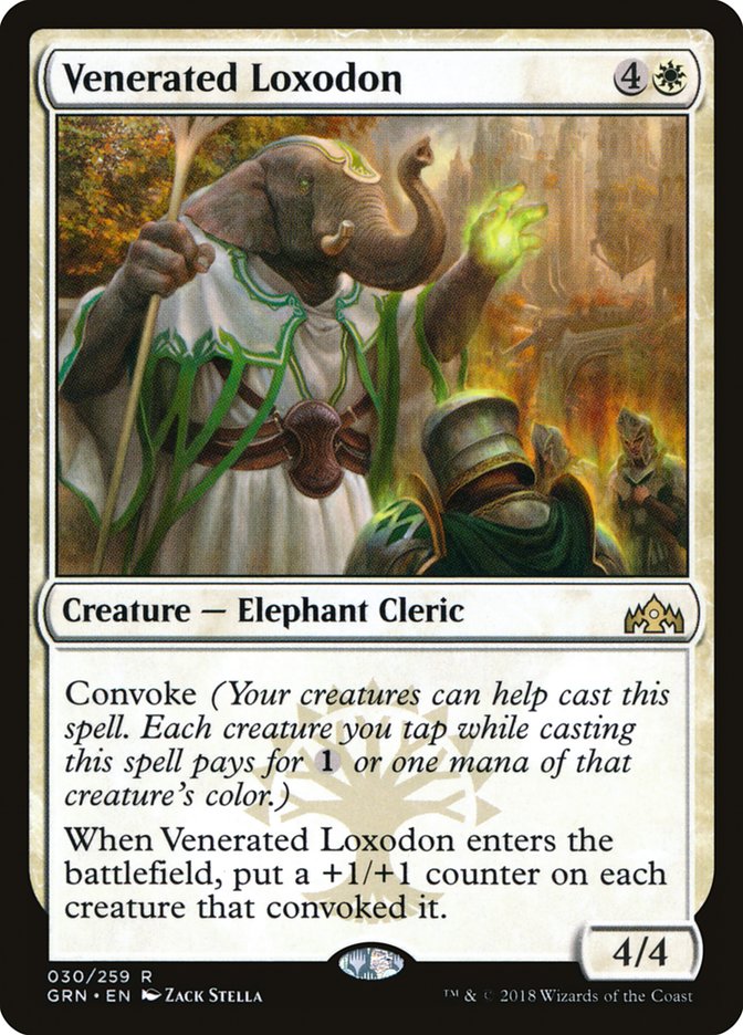 Venerated Loxodon [Guilds of Ravnica] | Game Grid - Logan