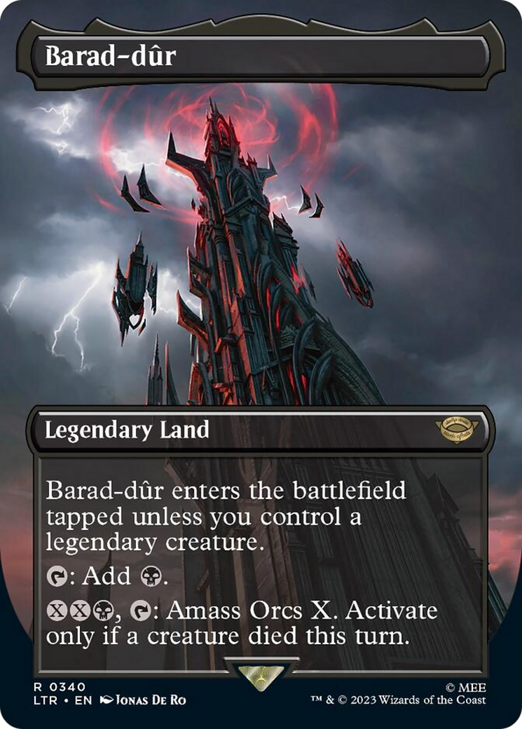 Barad-dur (Borderless Alternate Art) (340) [The Lord of the Rings: Tales of Middle-Earth] | Game Grid - Logan