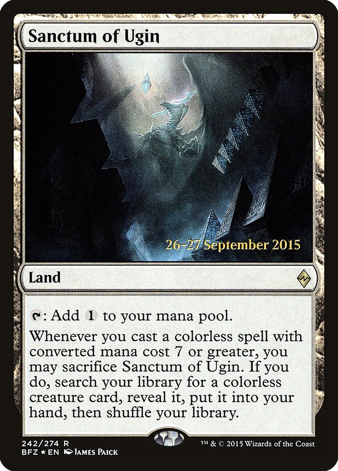 Sanctum of Ugin [Battle for Zendikar Prerelease Promos] | Game Grid - Logan