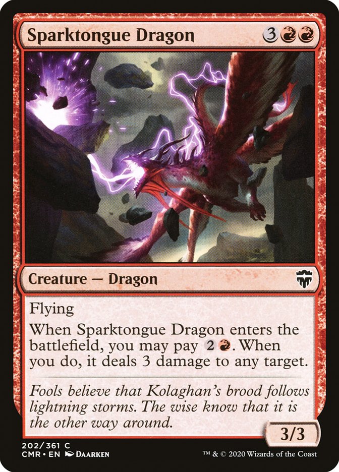 Sparktongue Dragon [Commander Legends] | Game Grid - Logan