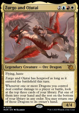 Zurgo and Ojutai (Promo Pack) [March of the Machine Promos] | Game Grid - Logan