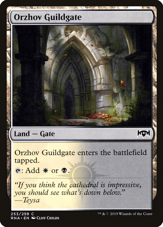 Orzhov Guildgate (253/259) [Ravnica Allegiance] | Game Grid - Logan