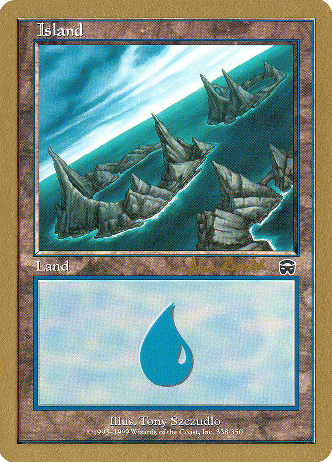 Island (ab338a) (Alex Borteh) [World Championship Decks 2001] | Game Grid - Logan