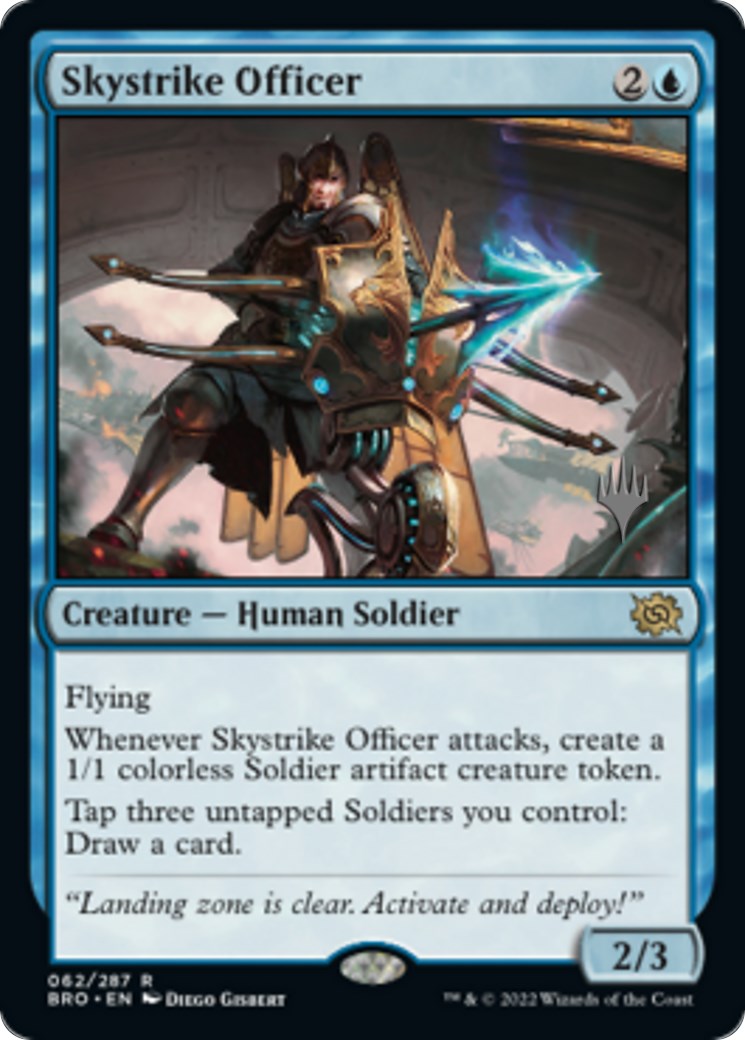 Skystrike Officer (Promo Pack) [The Brothers' War Promos] | Game Grid - Logan