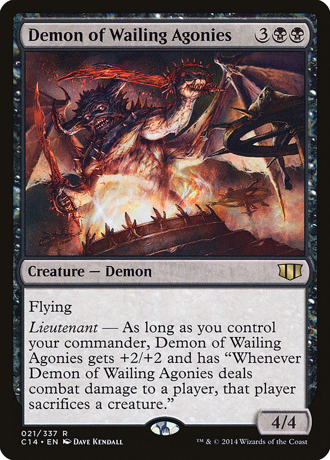 Demon of Wailing Agonies [Commander 2014] | Game Grid - Logan