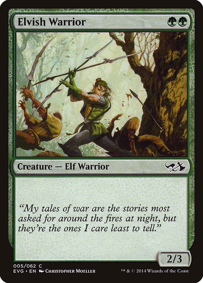 Elvish Warrior (Elves vs. Goblins) [Duel Decks Anthology] | Game Grid - Logan