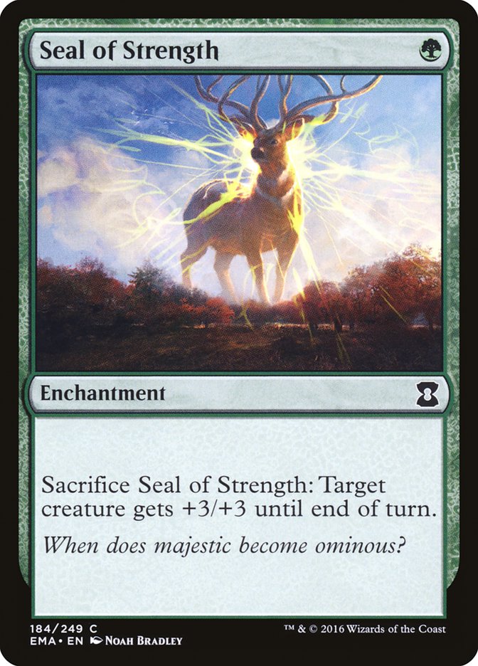 Seal of Strength [Eternal Masters] | Game Grid - Logan