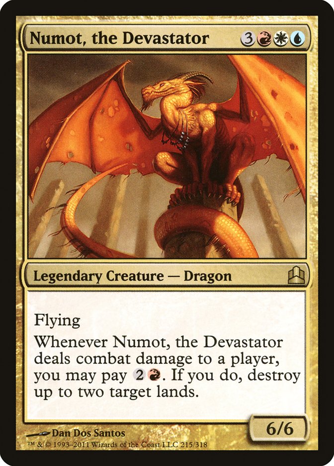 Numot, the Devastator [Commander 2011] | Game Grid - Logan