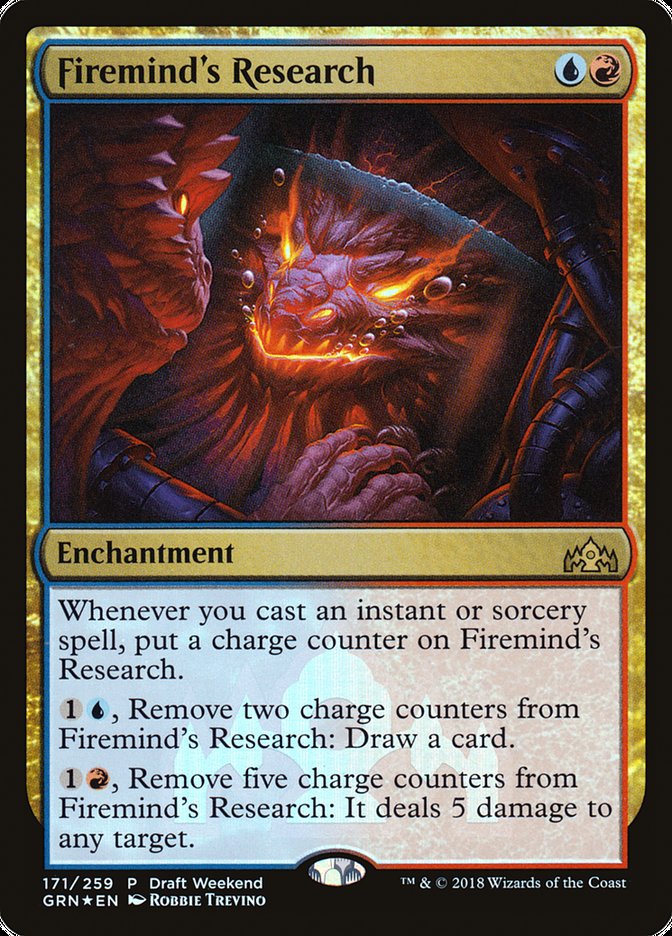 Firemind's Research (Draft Weekend) [Guilds of Ravnica Promos] | Game Grid - Logan