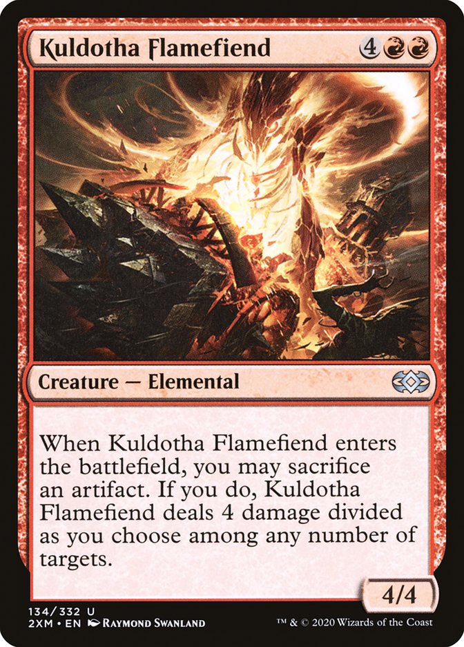 Kuldotha Flamefiend [Double Masters] | Game Grid - Logan