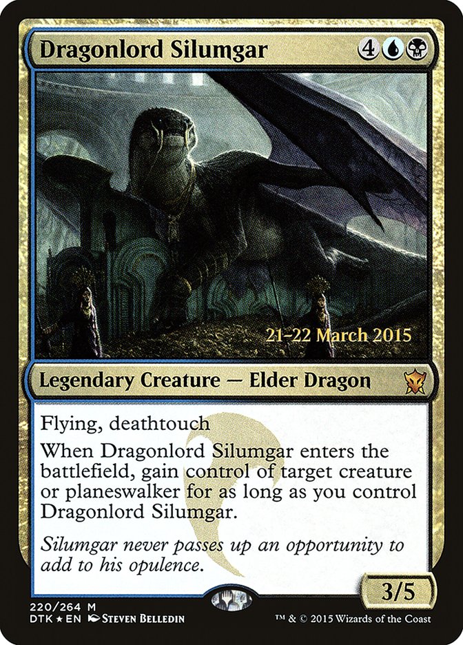 Dragonlord Silumgar [Dragons of Tarkir Prerelease Promos] | Game Grid - Logan