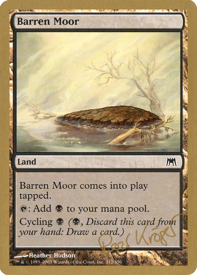 Barren Moor (Peer Kroger) [World Championship Decks 2003] | Game Grid - Logan