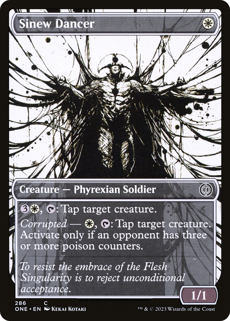 Sinew Dancer (Showcase Ichor) [Phyrexia: All Will Be One] | Game Grid - Logan