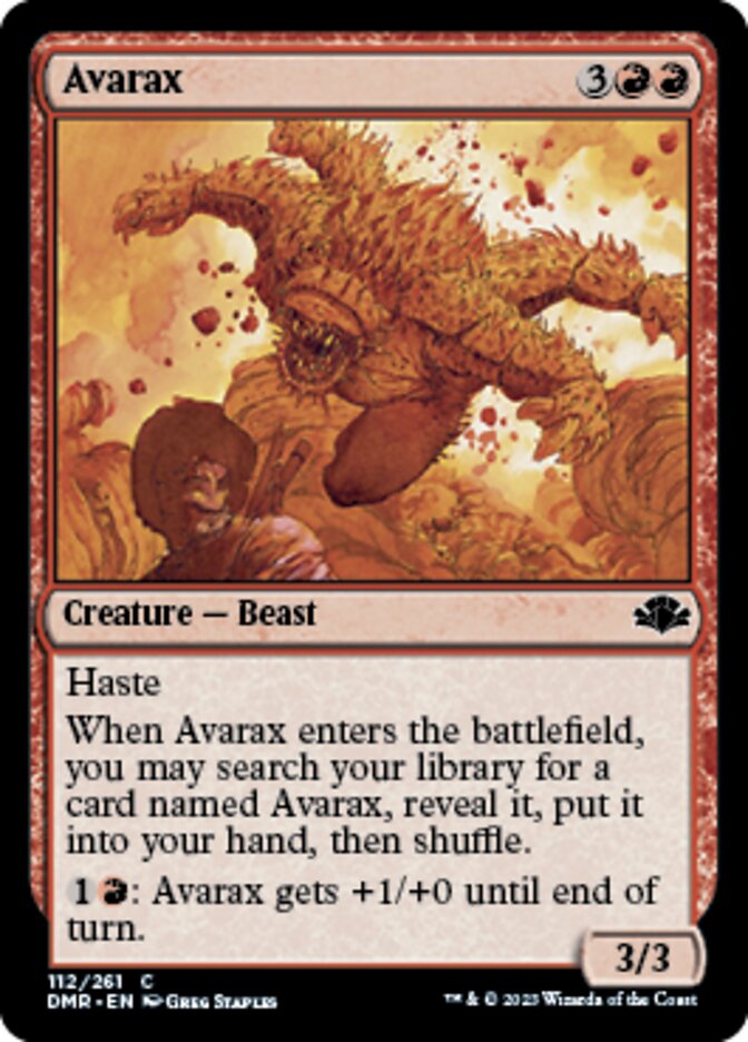 Avarax [Dominaria Remastered] | Game Grid - Logan
