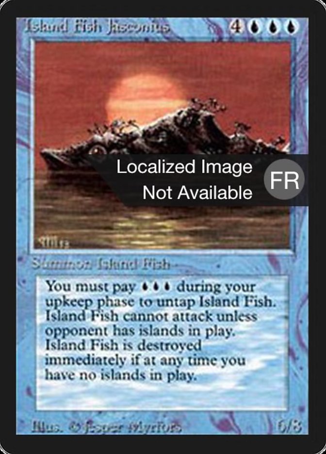 Island Fish Jasconius [Foreign Black Border] | Game Grid - Logan