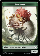 Saproling // Satyr Double-Sided Token [Commander Masters Tokens] | Game Grid - Logan