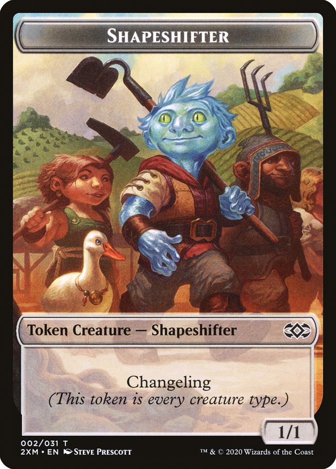Shapeshifter Token [Double Masters Tokens] | Game Grid - Logan