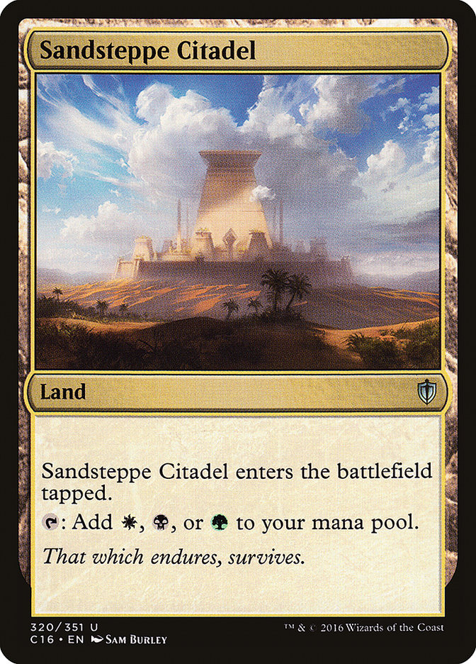 Sandsteppe Citadel [Commander 2016] | Game Grid - Logan