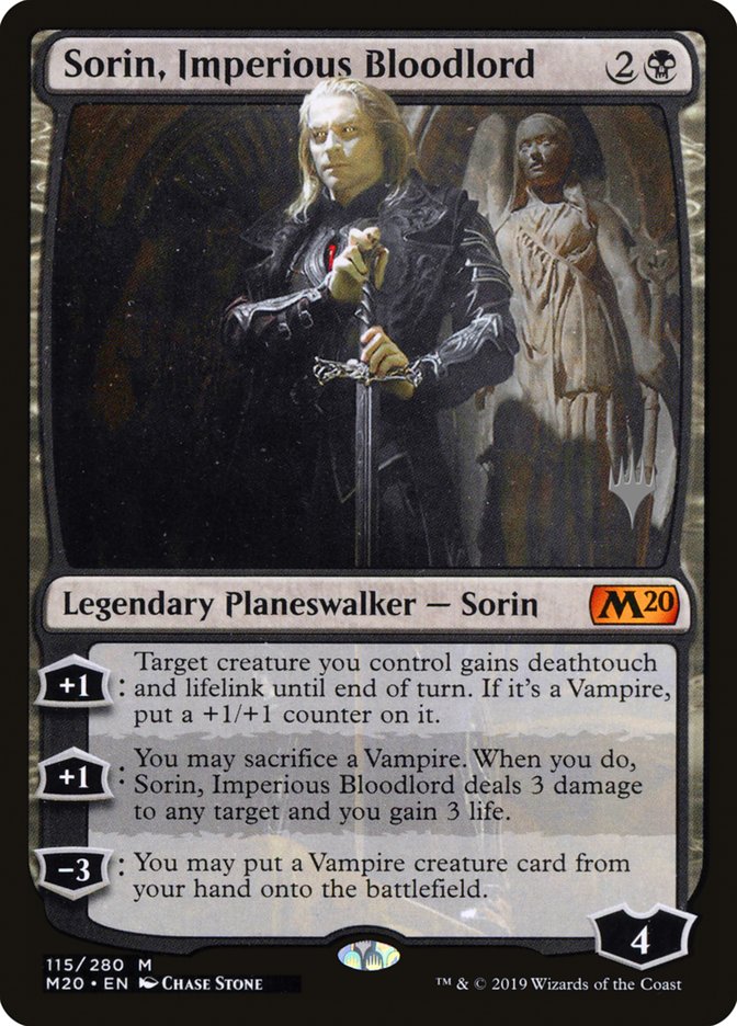Sorin, Imperious Bloodlord (Promo Pack) [Core Set 2020 Promos] | Game Grid - Logan