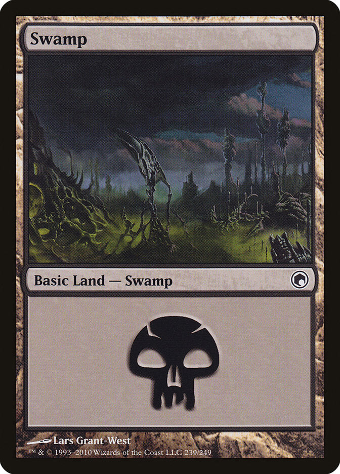 Swamp (239) [Scars of Mirrodin] | Game Grid - Logan