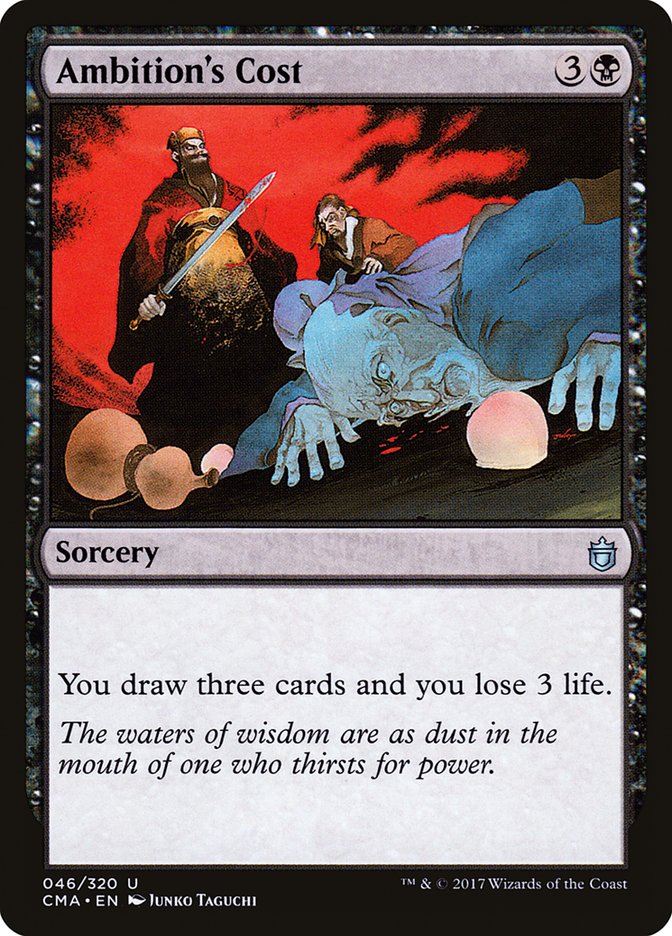 Ambition's Cost [Commander Anthology] | Game Grid - Logan