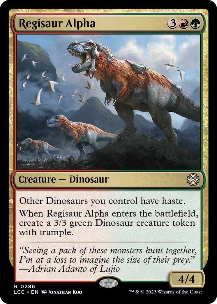 Regisaur Alpha [The Lost Caverns of Ixalan Commander] | Game Grid - Logan