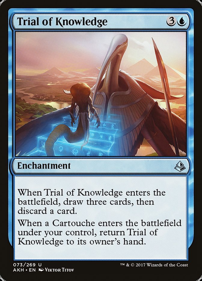 Trial of Knowledge [Amonkhet] | Game Grid - Logan