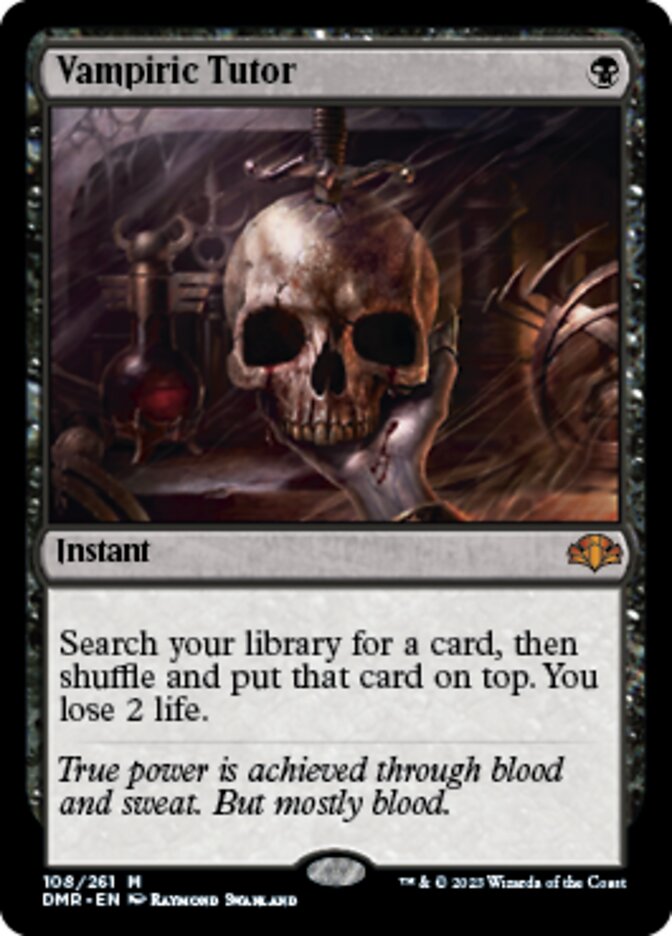 Vampiric Tutor [Dominaria Remastered] | Game Grid - Logan