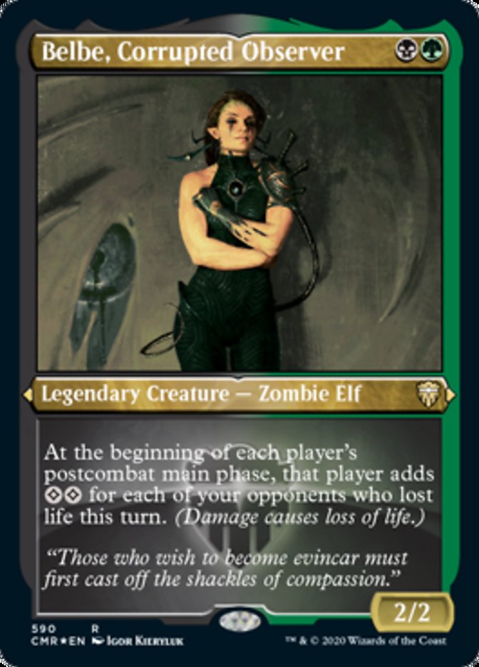 Belbe, Corrupted Observer (Etched) [Commander Legends] | Game Grid - Logan