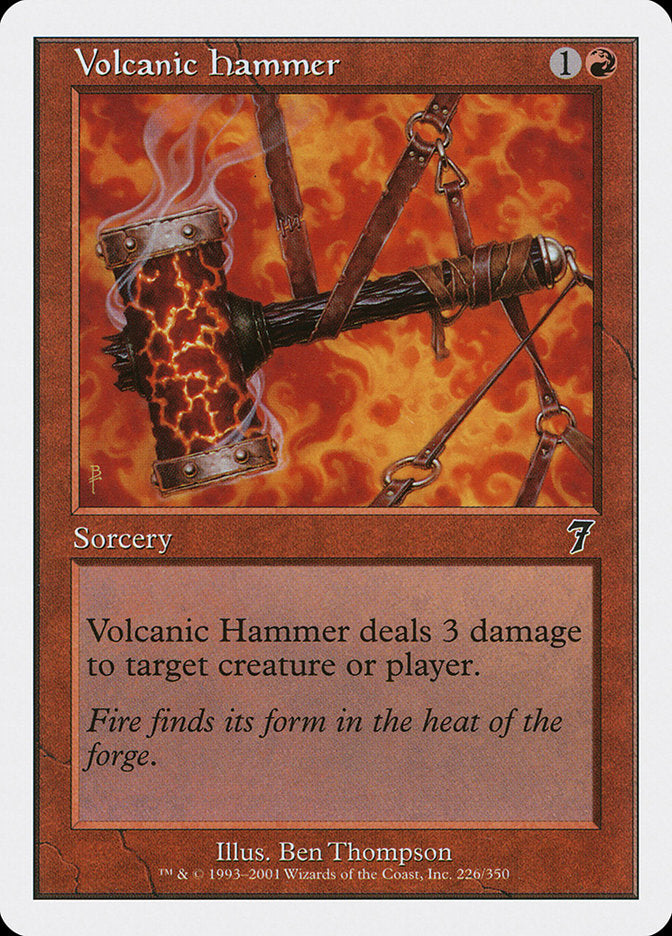 Volcanic Hammer [Seventh Edition] | Game Grid - Logan