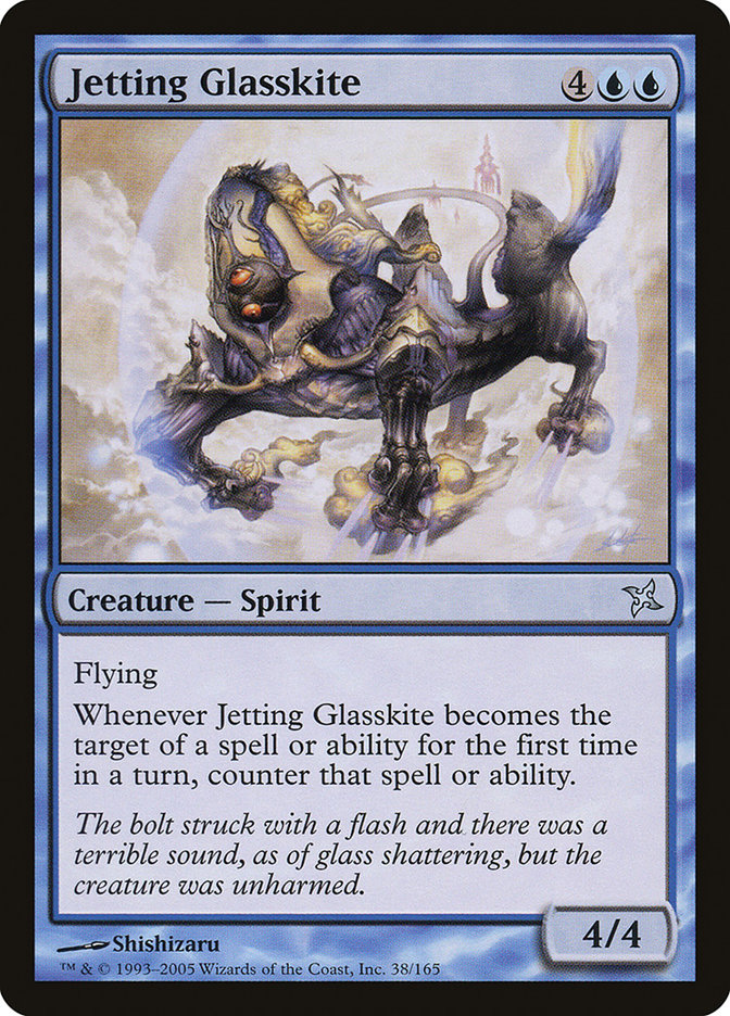 Jetting Glasskite [Betrayers of Kamigawa] | Game Grid - Logan